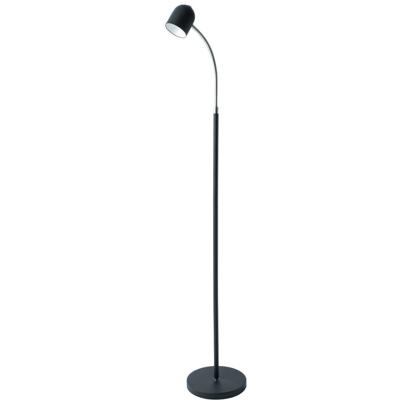 Sam 53'' LED Task Floor Lamp, Black