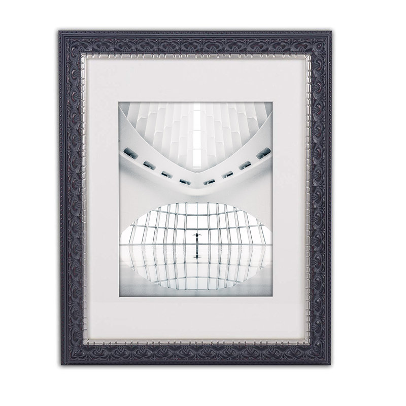 Cadre photo Boughton, 8" x 10", Noir / argent