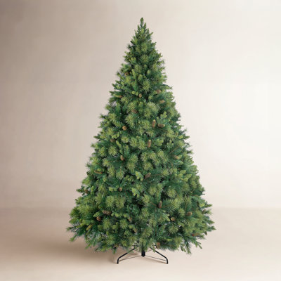 Frosted 9' Pre-Lit Pine Christmas Tree