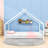 House Bed With Playhouse Design And Headboard-101350074-101350075