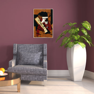 Fruit Dish, And Newspaper, 1916 Abstract Contemporary Wall Art Print