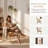 Bamboo Folding Chairs Lightweight And Sturdy Space Saving Design No Assembly Required Comfortable Breathable Backrest And Armrests  For Dining Room Balcony Or Cafe Available In Three Colors | 1Pc-752884881-752884893
