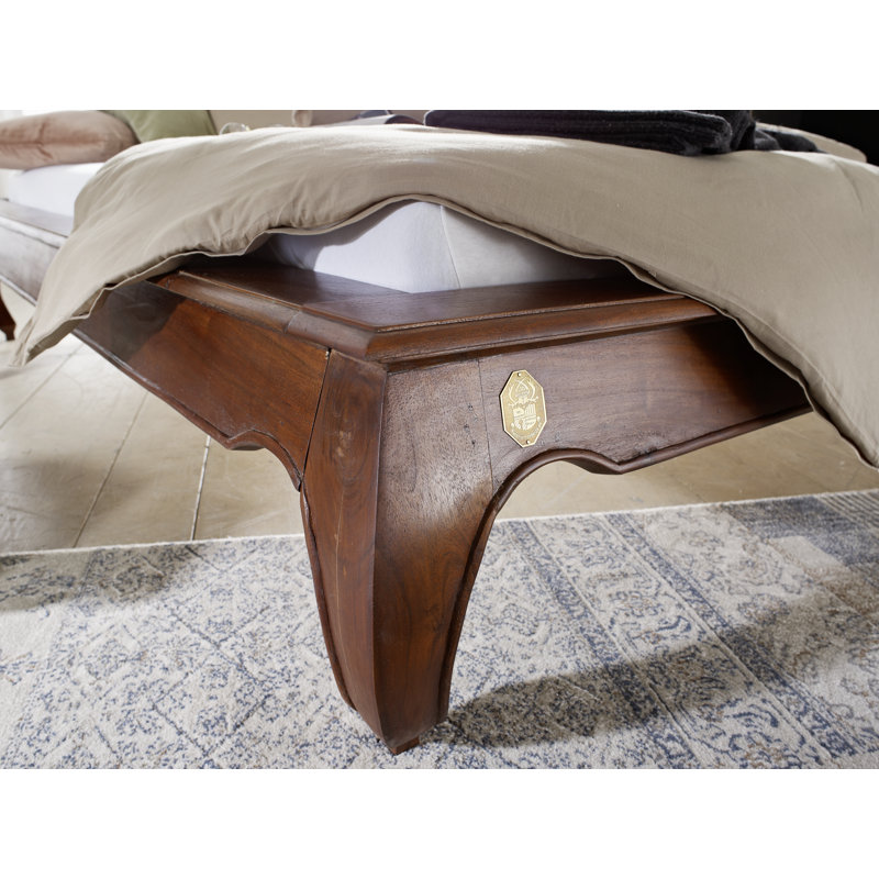 Opium Solid Wood Bed Frame, European Kingsize (160 x 200 cm)