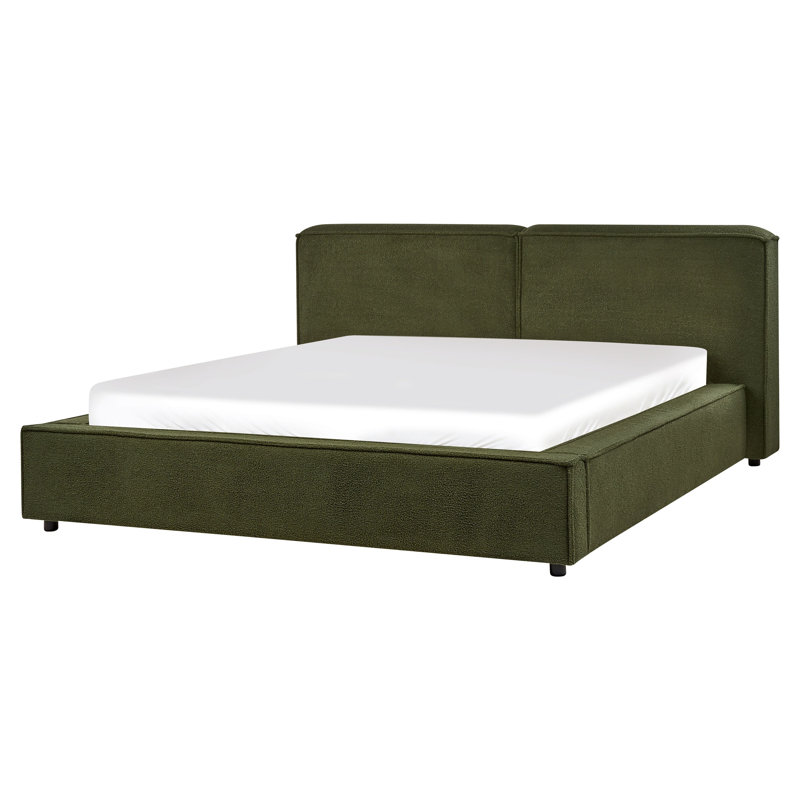 Waterbed Boucle LINARDS Dark Green, European Kingsize (160 x 200 cm)
