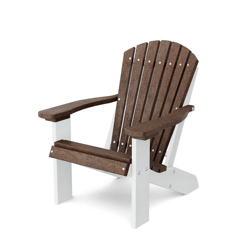 Chaise Adirondack pour enfant Heritage, Tudor Brown/White