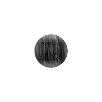 Glass Dinnerware dia.7.5" Round Black Glass Plate (Set of 2)