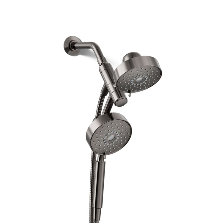 Kohler Purist® 2-In-1 Multifunction Shower Combo Kit, Showerhead and Handshower, Three Spray Settings