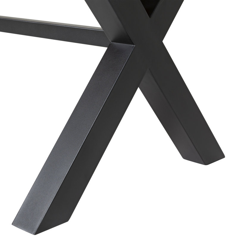 Ensemble repas d'extérieur avec fauteuils arrondis 94,5 po Eloisa, 4