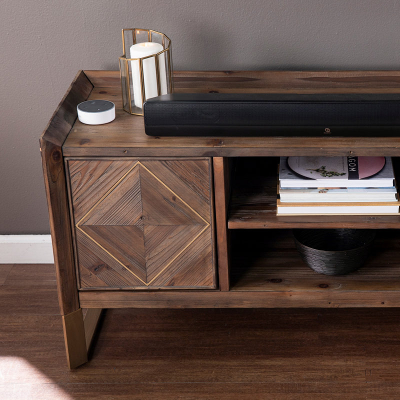Meuble télé, console multimédia en bois pour le salon