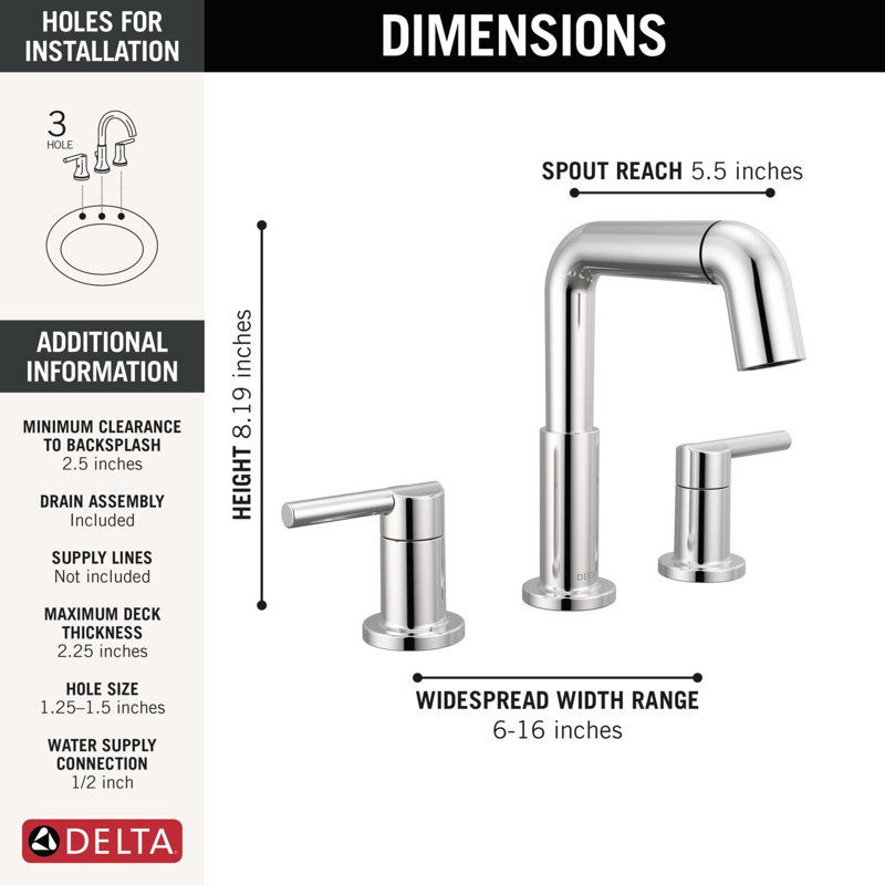 Robinet de salle de bain rétractable Nicoli, Chrome
