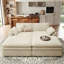 Canapé-lit modulaire d'appoint avec canapé double détachable Manuel Corduroy-684013855