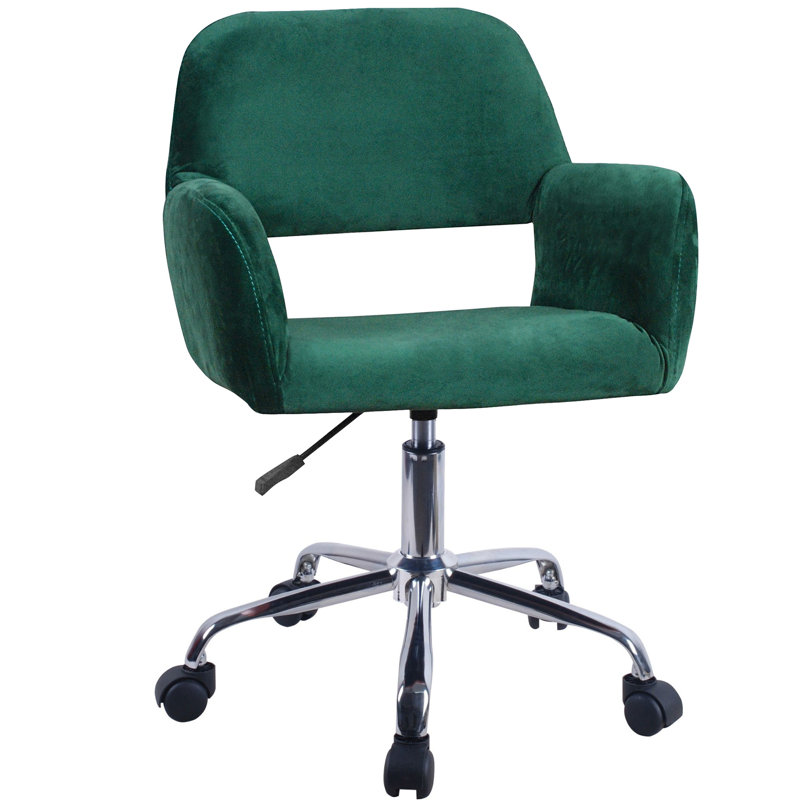 Alayshia Velvet Office Chair