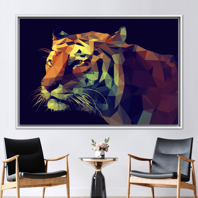 Print on Canvas, 20 cm H x 30 cm W, White Floater Framed