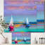 Impressionist Seascape With Little Ships I - Painting on Canvas-55633217-55633218