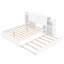 Lit plateforme avec rangement et tablettes gigognes