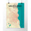 «Milwaukee City Map», impression d'art graphique sans cadre