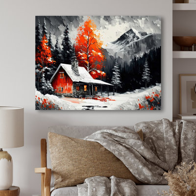 " Cabin In The Woods In Winter IV "