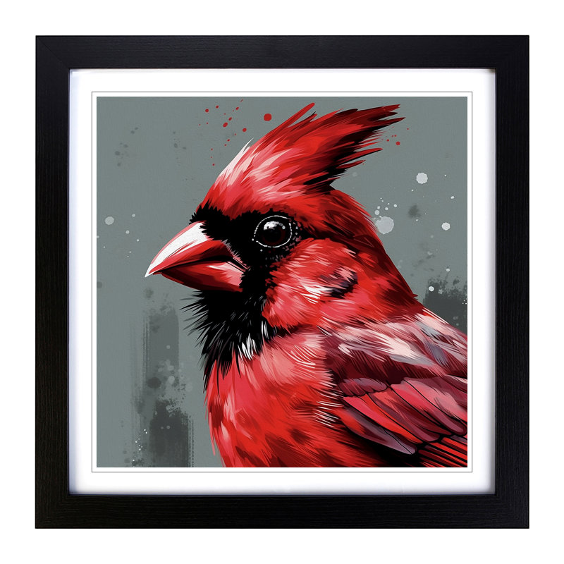 Single Picture Frame Print on Wood, Black