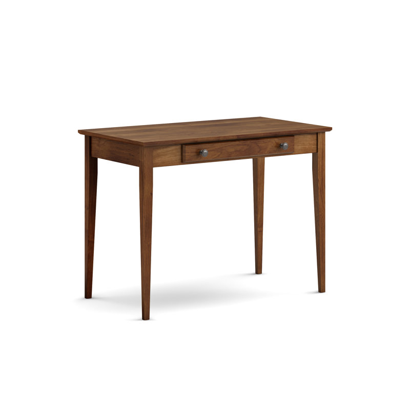 Malani American Built Solid Wood Writer's Desk, Tuscan Brown