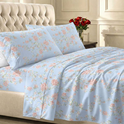 California Design Den Deep Pocket Sheet Set - Soft 400 Thread Count, 100% Cotton, Durable Sateen