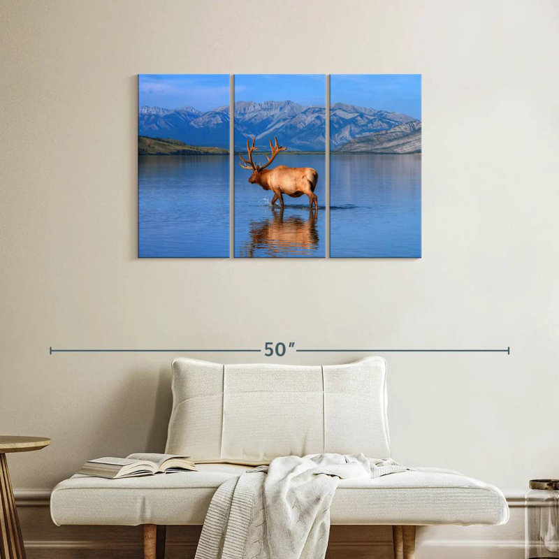 Jasper Lake Elk, 24" H x 38" W