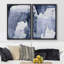 «Abstract Abstract Paint Effect», reproduction d'art sur toile-87607386-87607388