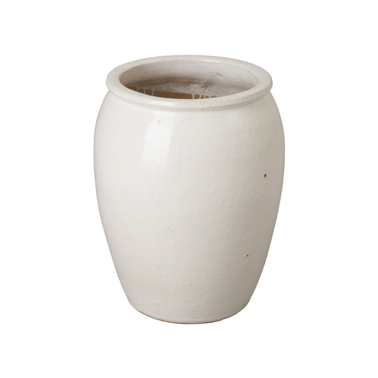 Darby Home Co Engel Round Ceramic Pot Planter