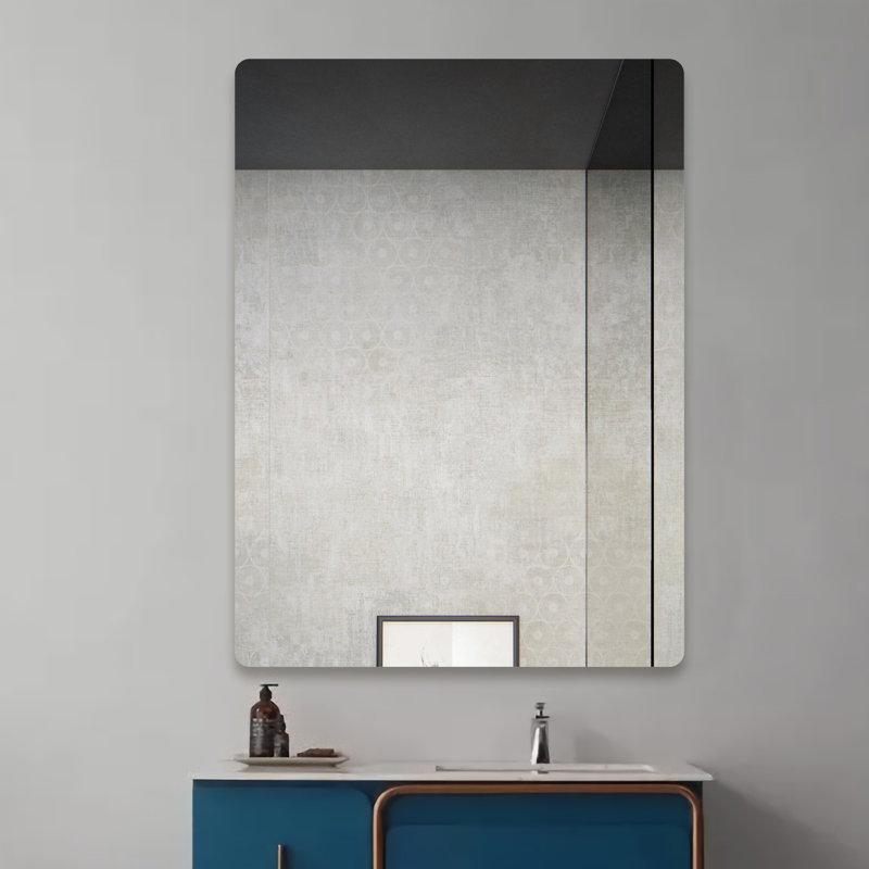 Flat Wall Mirror, 27" H x 19" W x 0.5"D