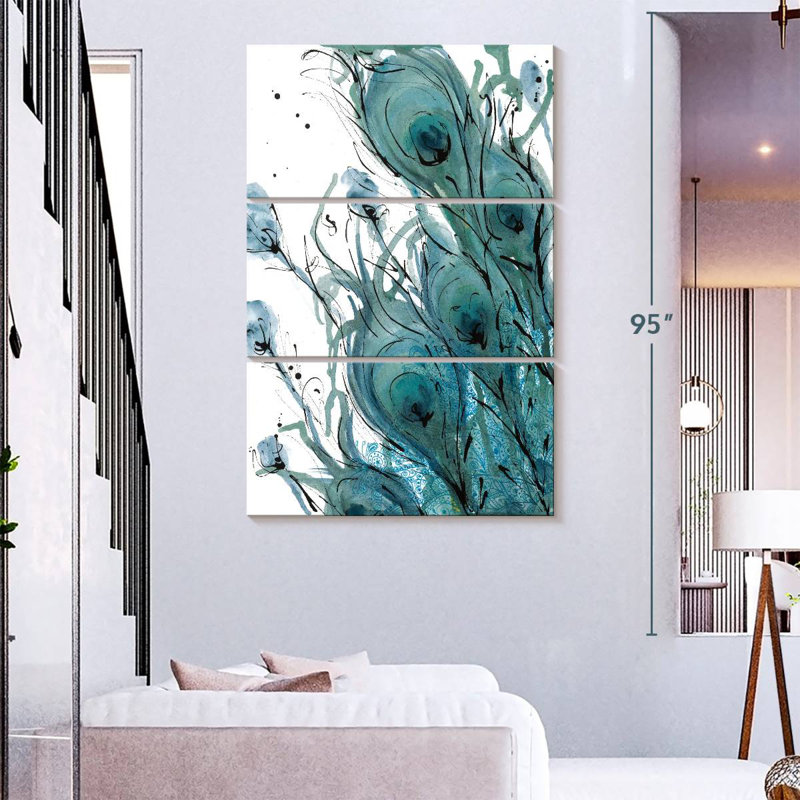 Kerner Plumes Of The Peacock II, 32" H x 20" W