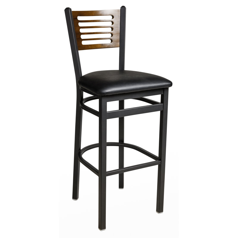 Espy Upholstered Counter Stool with Metal Frame