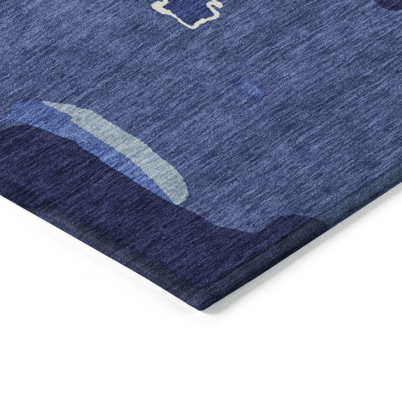  Tapis intérieur / extérieur lavable à la machine Chayden ACN1028, Rectangle 1 pi 8 po x 2 pi 6 po