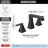 Ashlyn Widespread Bathroom Faucet 3 Hole, 2-handle Bathroom Sink Faucet with Drain Assembly-14622189