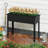 Raised Garden Bed Elevated Metal Planter Box With Legs Drainage Holes Gardening Box-1280374933