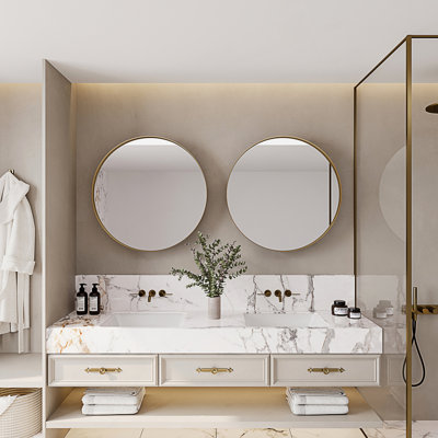 Armoire à pharmacie avec miroir et tablettes réglables Mount