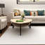 Flinn 93cm Triangular Coffee Table with Open Storage Shelf-1886580178