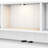 Pine Wood Platform Bed with 2 Drawers and Bookcase Headboard, Storage Bed Frame with USB Charging Station and light, No Box Spring Needed, White, Twin-125050664-125050665