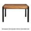 Table de salle à manger extensible Bronius