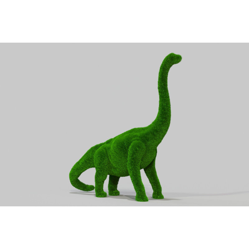 Dinosaure extérieur topiaire vert