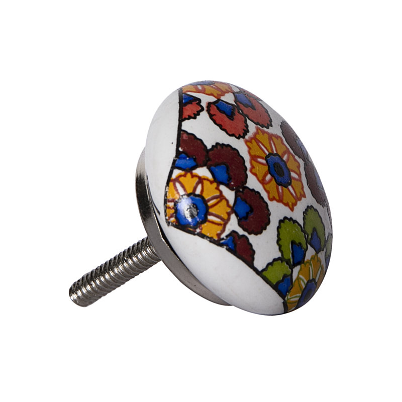Hand Painted 1.5" Diameter Mushroom Knob Multipack