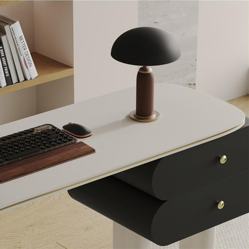 Modern Minimalist Desk, 29.5" H x 63" W x 23.6" D