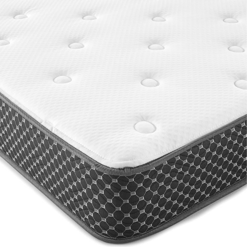 Matelas très grand ferme de 6 po avec mousse - La housse en tricot extensible respirante à mémoire de forme gélifiée soulage l'inconfort des articulations