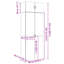 Alizaya Manufactured Wood Wardrobe-800311808