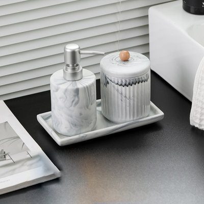3 Pieces Bathroom Accessories Complete Set