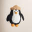 Felted Festive Penguin Ornament - Perry Penguin