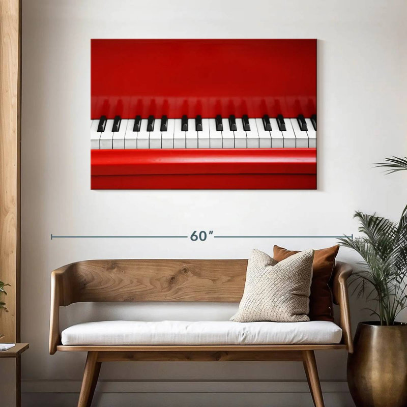 Abarca Red Piano, 30" H x 45" W
