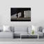 Shadowed Street Walker Dramatic Contemporary City Wall Art Print 1 Piece Wrapped Canvas Wall Art-1131603207
