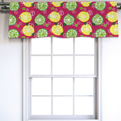 Sateen Ruffled Window Valance