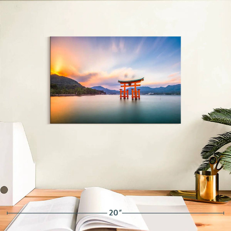 Lilie Torii Gate Hiroshima, 8" H x 12" W