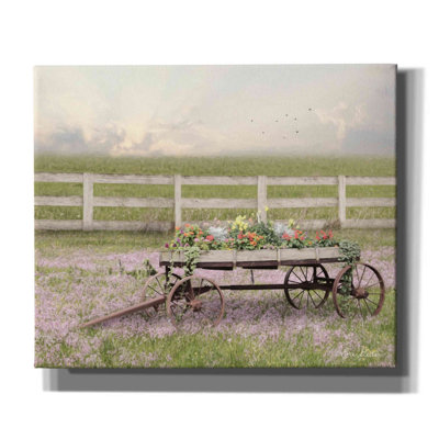 Country Country Wagon par Lori Deiter - Photographie sur toile tendue