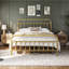 Metal Bed Frame with Vintage Headboard-76039927-92523741